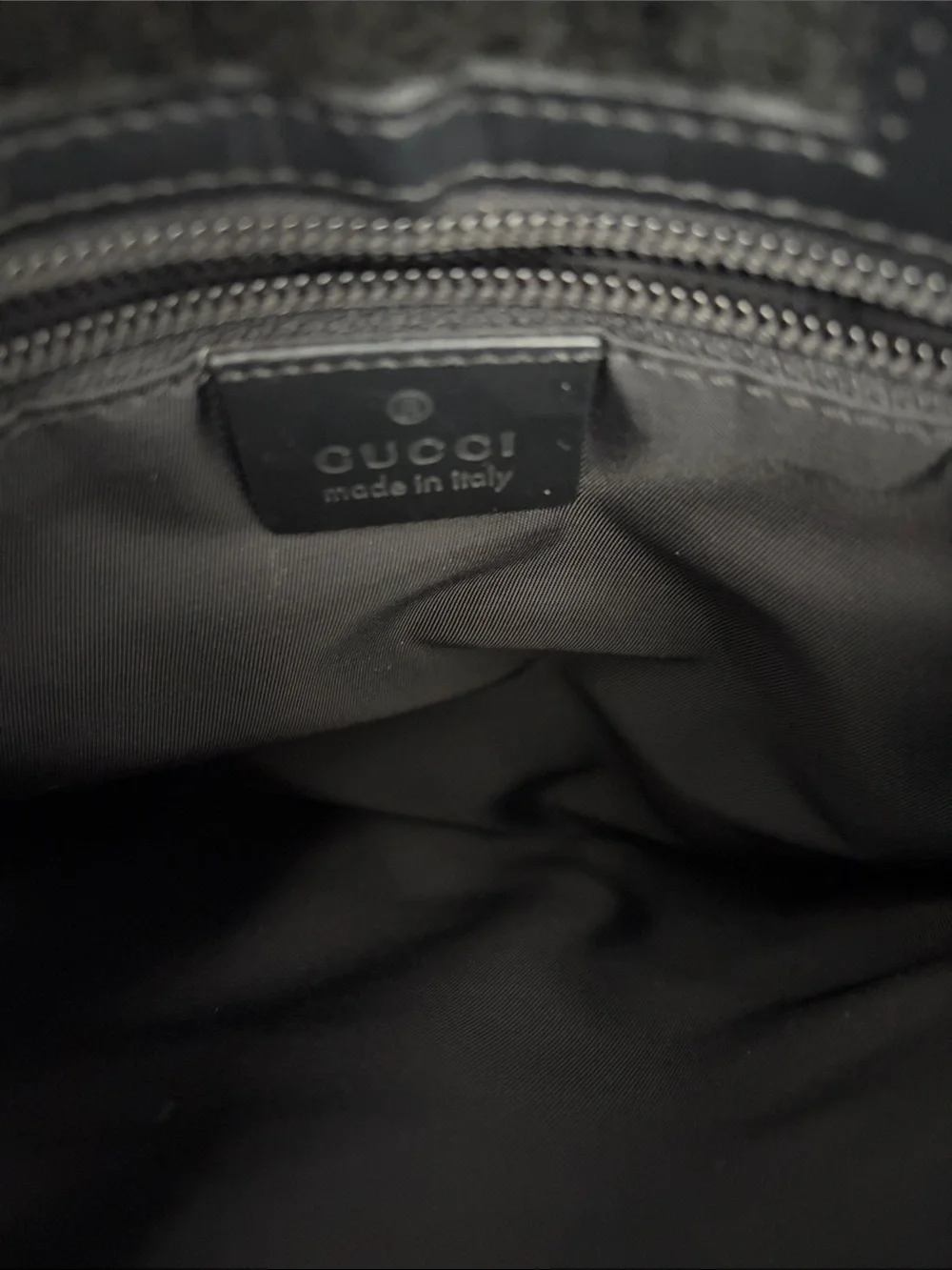Gucci Black GG Canvas Messenger Crossbody